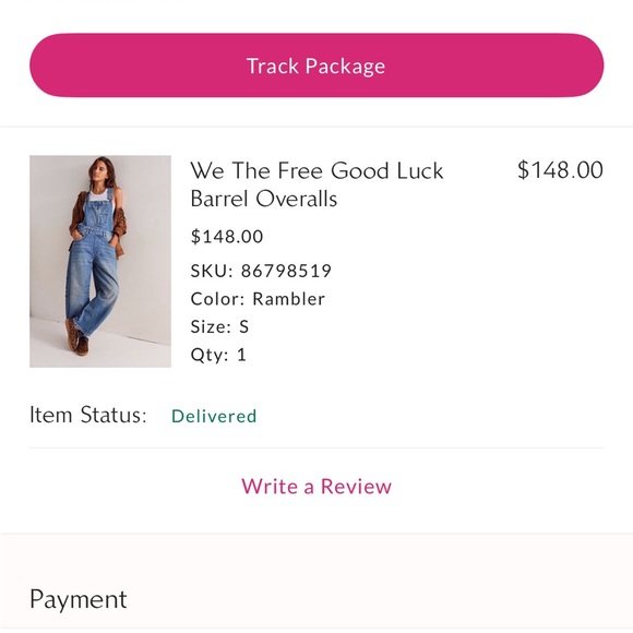We The Free Good Luck Barrel Overalls - Picture 5 of 5